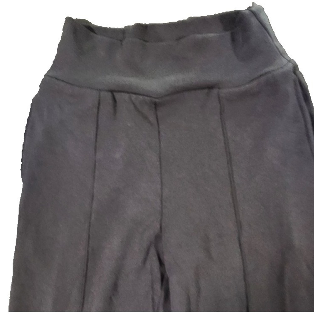 OGL Move Womens Wide Leg Sweatpants Charcoal Gray High Rise Lounge Pants Size M - Picture 4 of 7